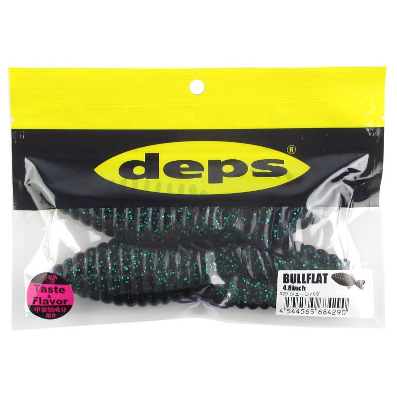 deps（デプス） ワーム ブルフラット 4.8インチ #29ジューンバグ【ゆう
