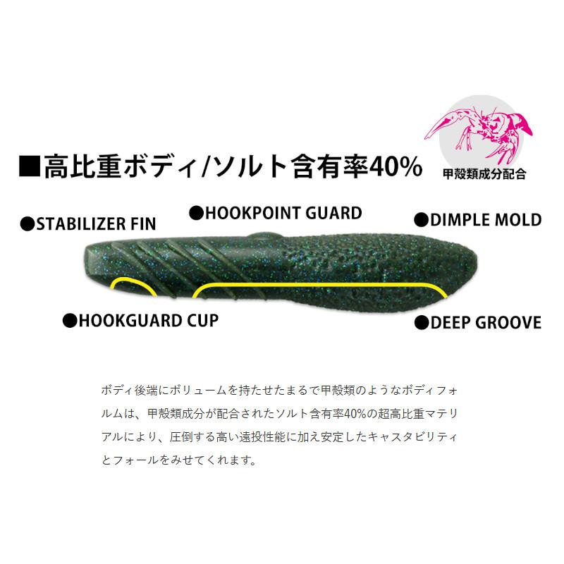 フィッシング デプス ワーム53パックセット カバースキャット3.5