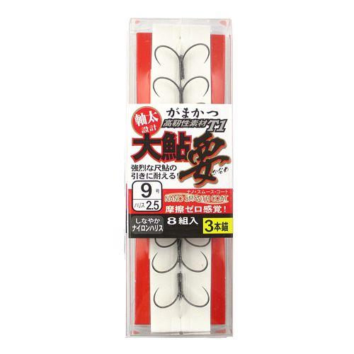 Gamakatsu がまかつ T1 大鮎要 3本錨 針9号−ハリス2．5号【ゆう