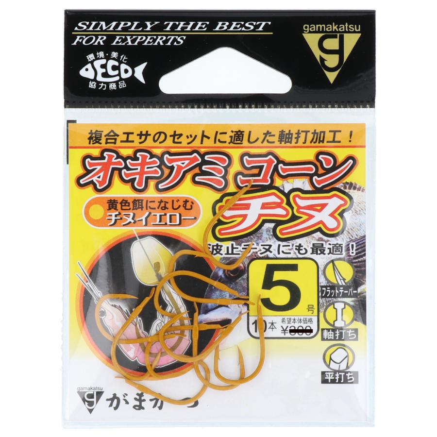 超ポイントアップ祭 がまかつ オキアミコーンチヌ 5号 チヌイエロー ゆうパケット Cisama Sc Gov Br