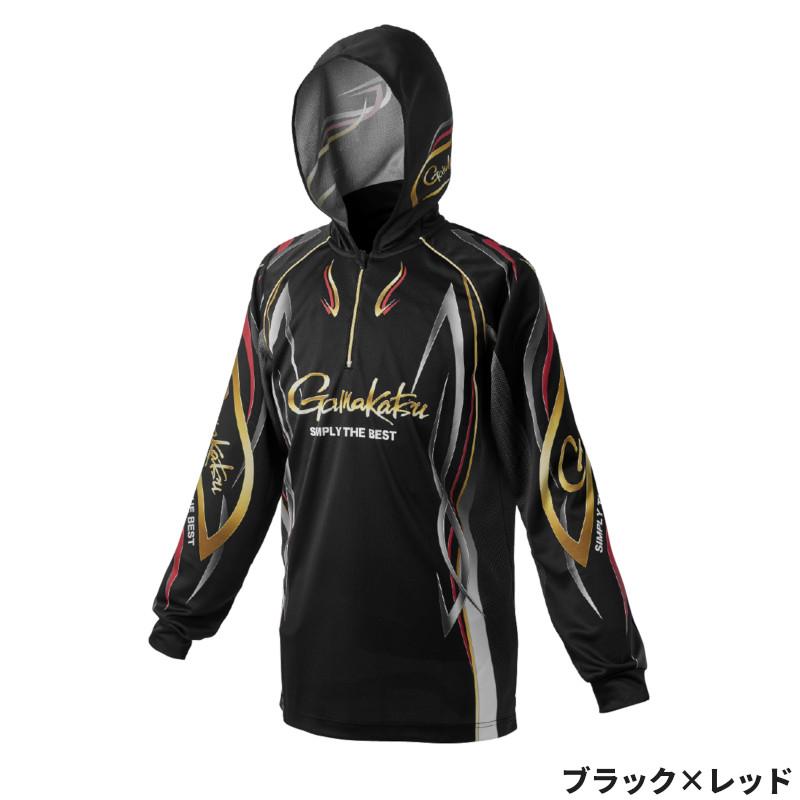 Gamakatsu（がまかつ） ウェア 2WAY プリントジップシャツフーディ LL