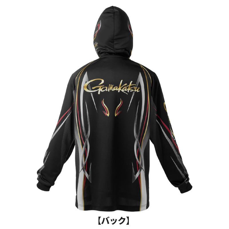 Gamakatsu（がまかつ） ウェア 2WAY プリントジップシャツフーディ LL