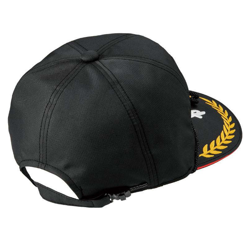 がまかつ キャップ ワッペンキャップ(がま磯) L ブラック GM9124