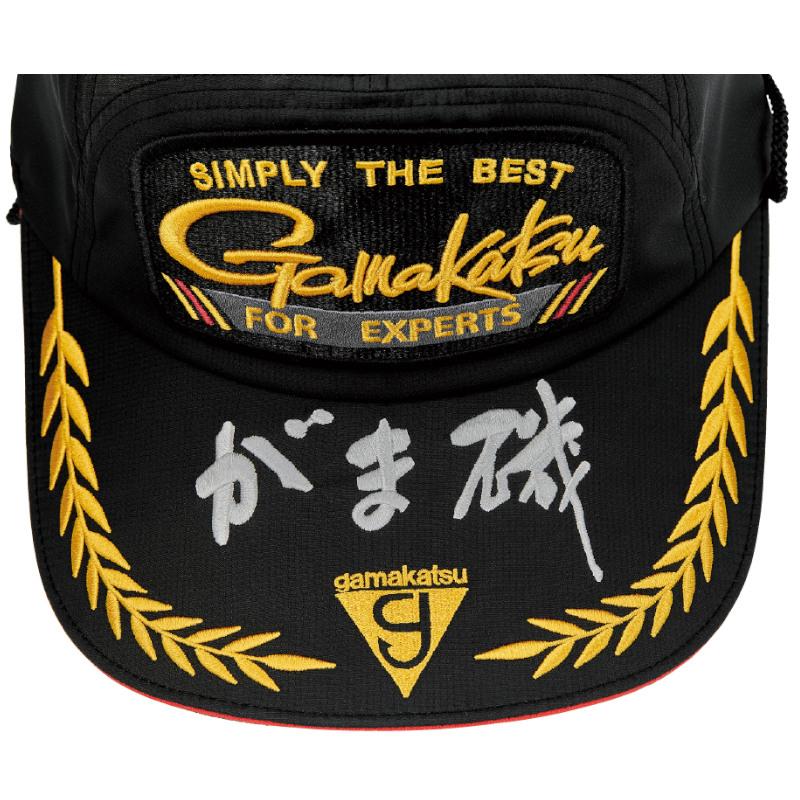 Gamakatsu（がまかつ） キャップ ワッペンキャップ(がま磯) L ブラック