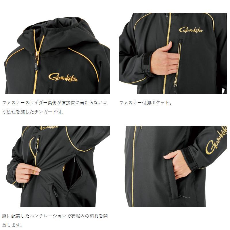Gamakatsu（がまかつ） 防寒ウェア コアサーモフーディ M ブラック