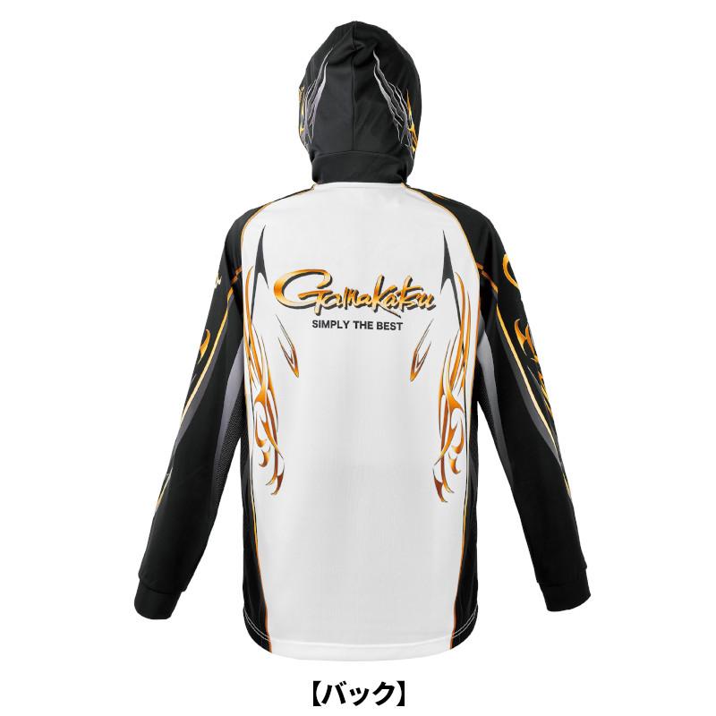 Gamakatsu（がまかつ） ウェア 2WAY プリントジップシャツフーディ LL