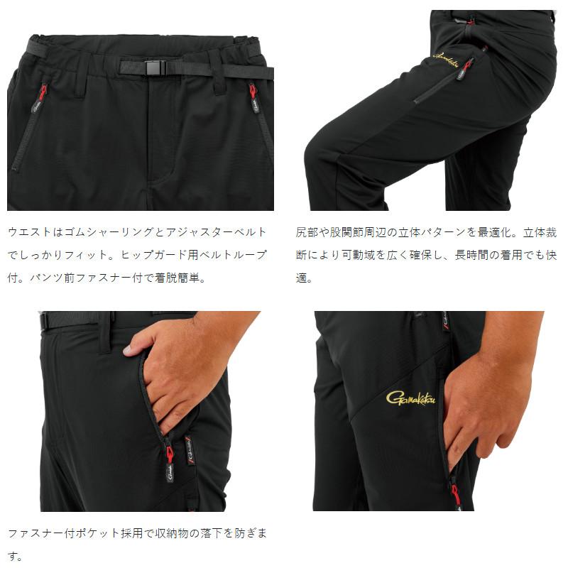 がまかつ　パンツ Gamakatsu（がまかつ） ウェア サマードライパンツ L ブラック