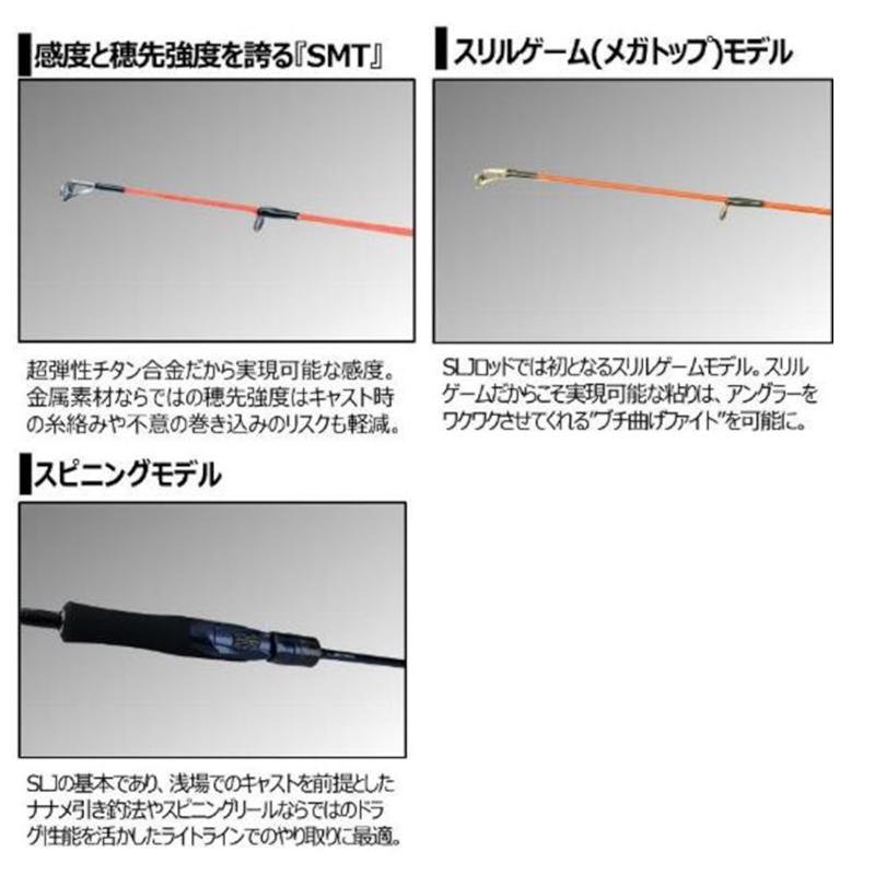 DAIWA（ダイワ） ジギングロッド ソルティガ SLJ 61MS TG [2021年