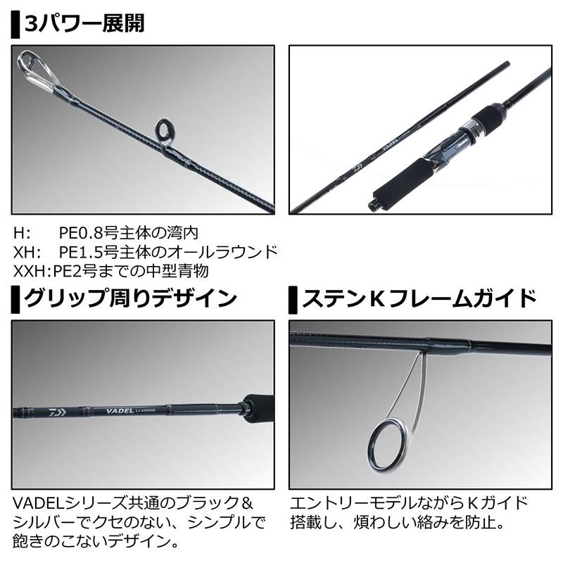 DAIWA（ダイワ） ジギングロッド ヴァデル LJ 63HS [2020年モデル