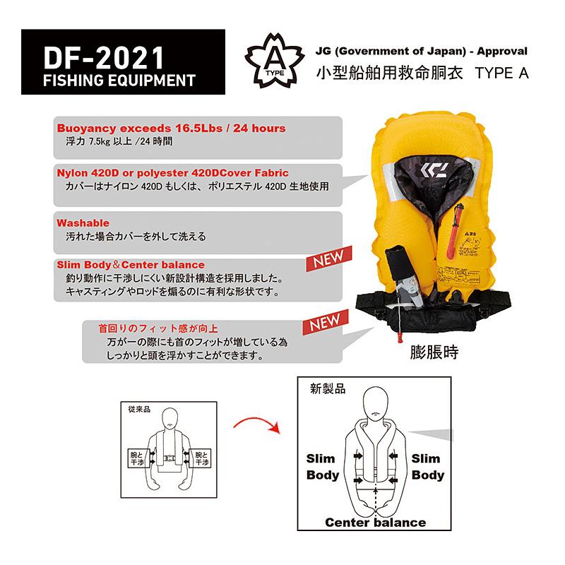 100 品質保証 ダイワ Df 21 ウォッシャブルライフジャケット 肩掛けタイプ自動 手動膨脹式 グリーンカモ Materialworldblog Com