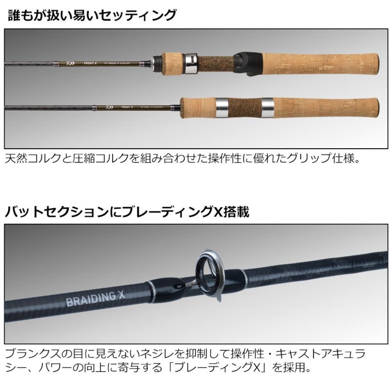 DAIWA（ダイワ） トラウトロッド トラウト X NT 56L・N 23年モデル