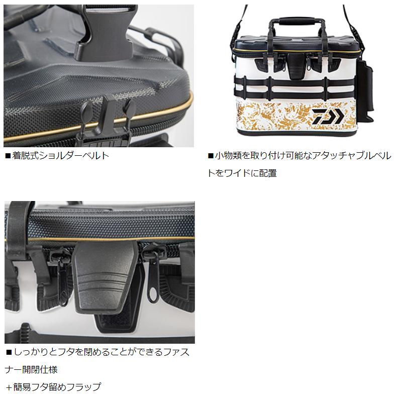 【現品限り】 ダイワ AT タックルバッグ D36(B) ホワイト/ゴールド_1