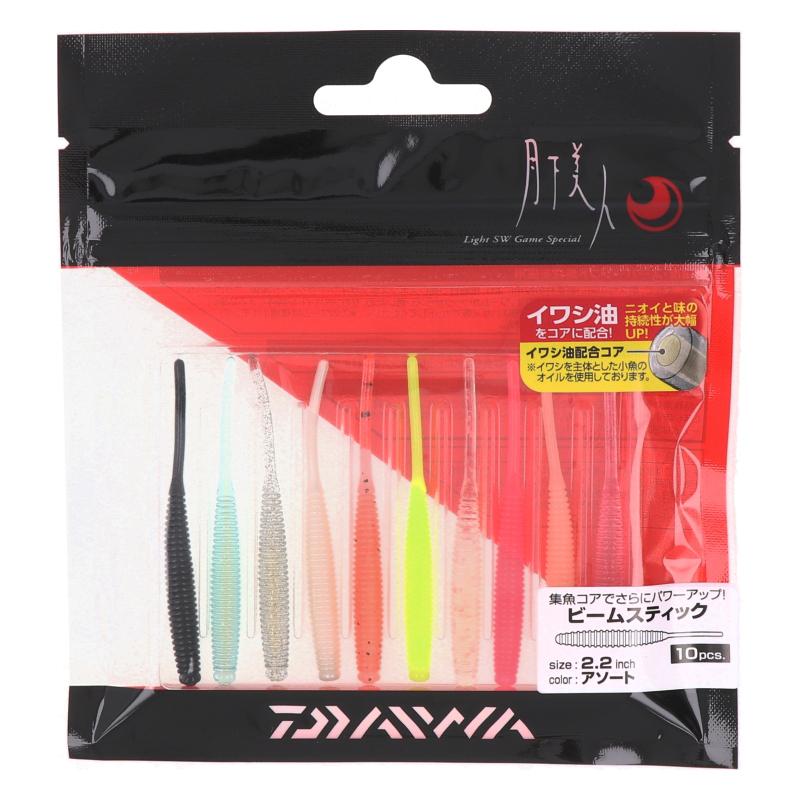 ★Daiwa 月下美人★月下美人その他ワームおまけ！ ダイワ ワーム 月下美人 稚美ダート1.5 クリアパールドット