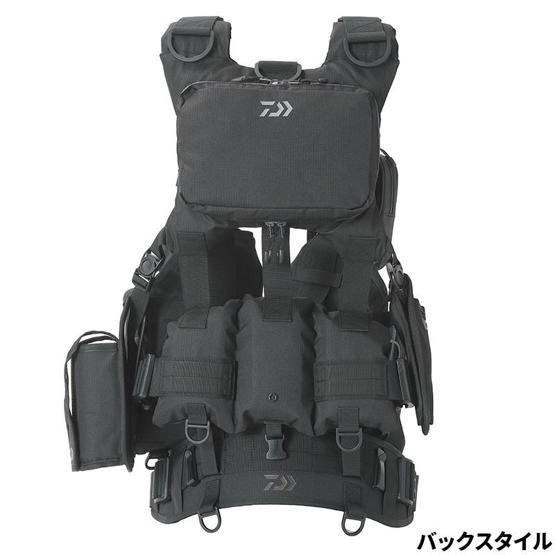 ダイワ ライフジャケット DF-6122 ブラック×メタル フィッシングベスト DAIWA（ダイワ） ライフジャケット DF-6122 ベンチクールゲームベストV
