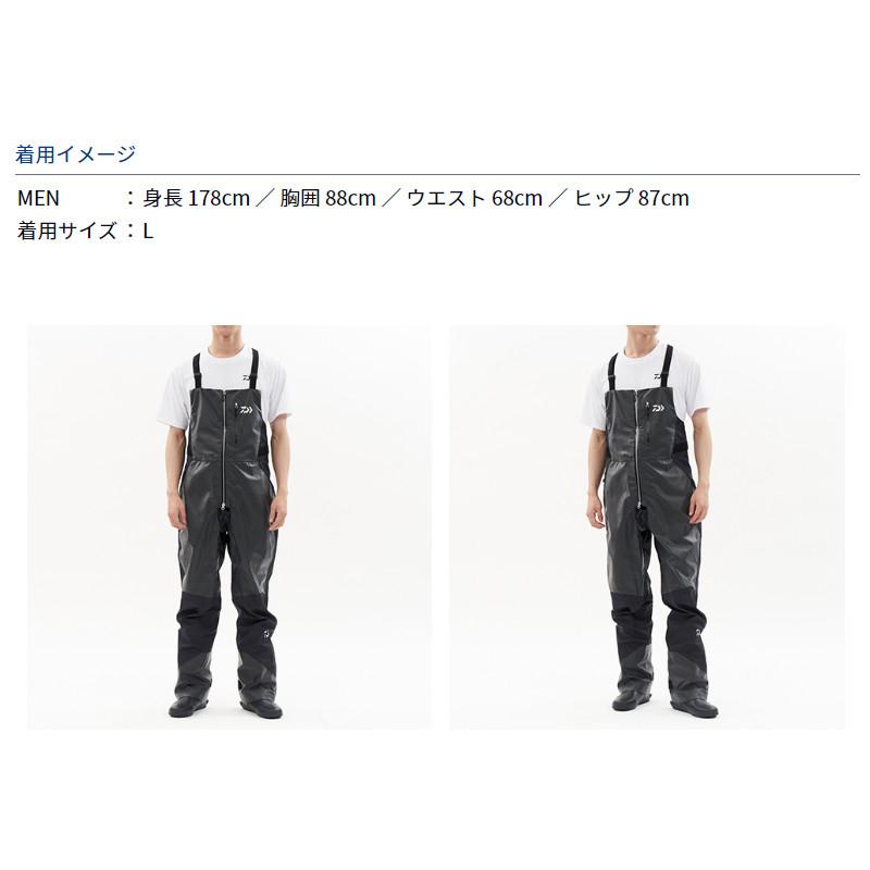 【現品限り】 ダイワ ウェア DR-2623P ストラムビブパンツ XL タイドグレー_2