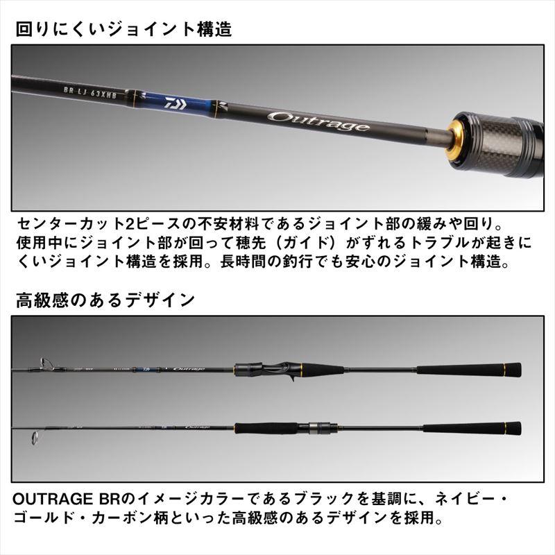 ダイワ ジギングロッド アウトレイジ BR LJ 63XHB-2 24年モデルの画像