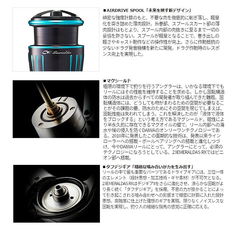 DAIWA（ダイワ） スピニングリール エメラルダス RX FC LT2500S-H-DH