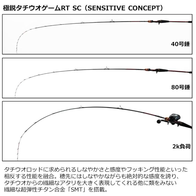 DAIWA（ダイワ） 船竿 極鋭 タチウオゲームRT SC 23年追加モデル【大型