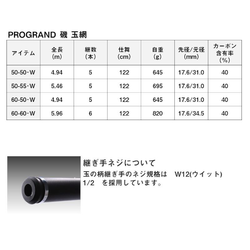 ダイワ プログランド磯玉網 60-60・W 23年モデルの画像