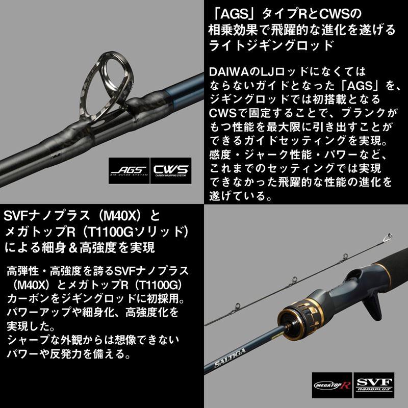 DAIWA（ダイワ） ジギングロッド 25 ソルティガ LJ EX 61XHS TG【大型