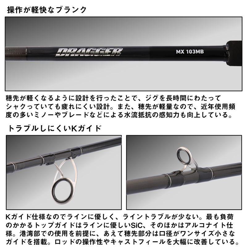 DAIWA（ダイワ） ショアジギングロッド 25 ドラッガー MX 100ML【大型