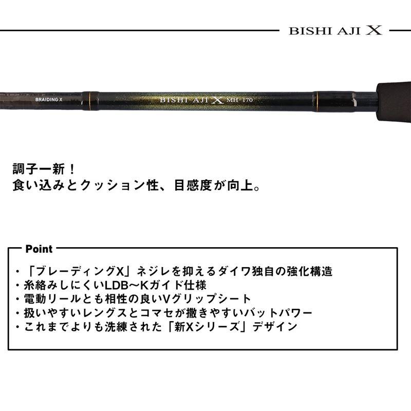DAIWA（ダイワ） 船竿 25 ビシアジ X M-190・J【大型商品】【同梱不可