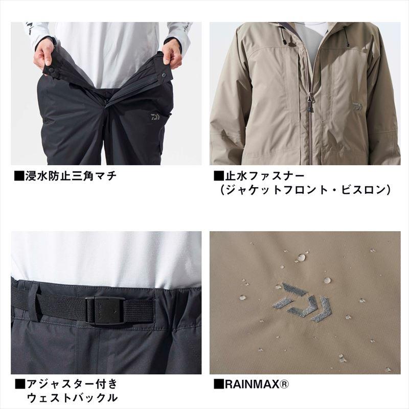 【現品限り】 ダイワ 防寒ウェア DW-3224 RAINMAX アングラーズウィンタースーツ M グレージュ DAIWA（ダイワ） 【現品限り】 防寒ウェア DW-3224 RAINMAX