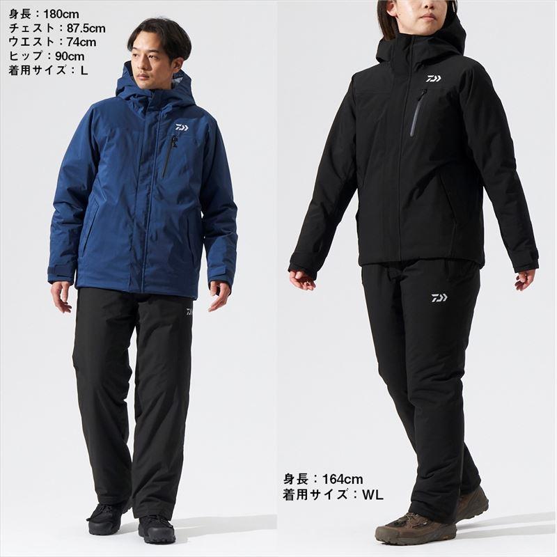 良品　RBB エクストリームウインタースーツ　L 防寒着　キャンプ　フィッシング RBB エクストリームウィンタースーツ L 上下セット ブラック