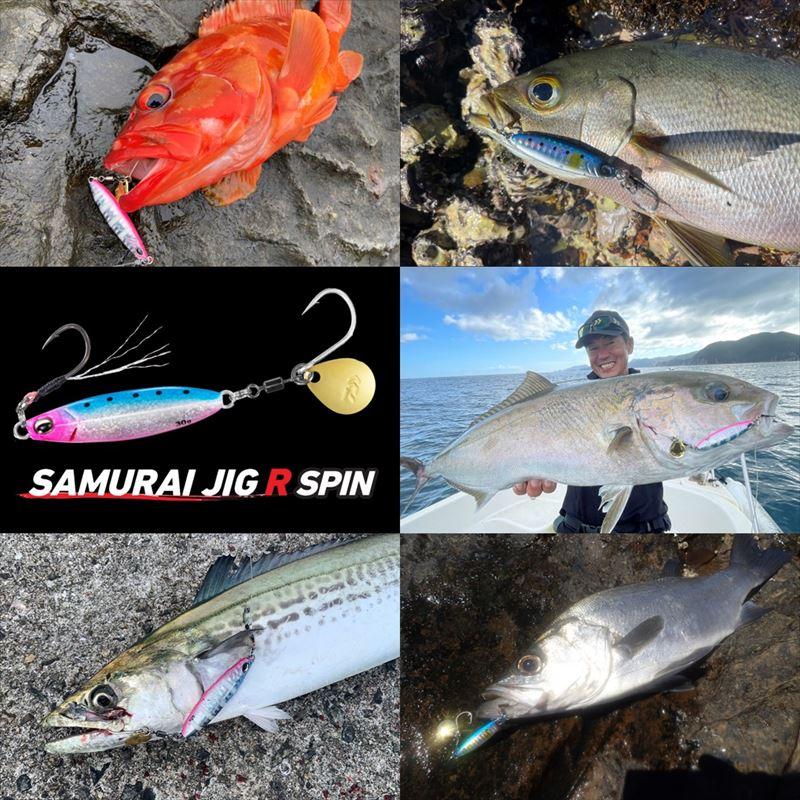DAIWA（ダイワ） ジグ サムライジグR スピン 40g サゴシブルピンイワシ