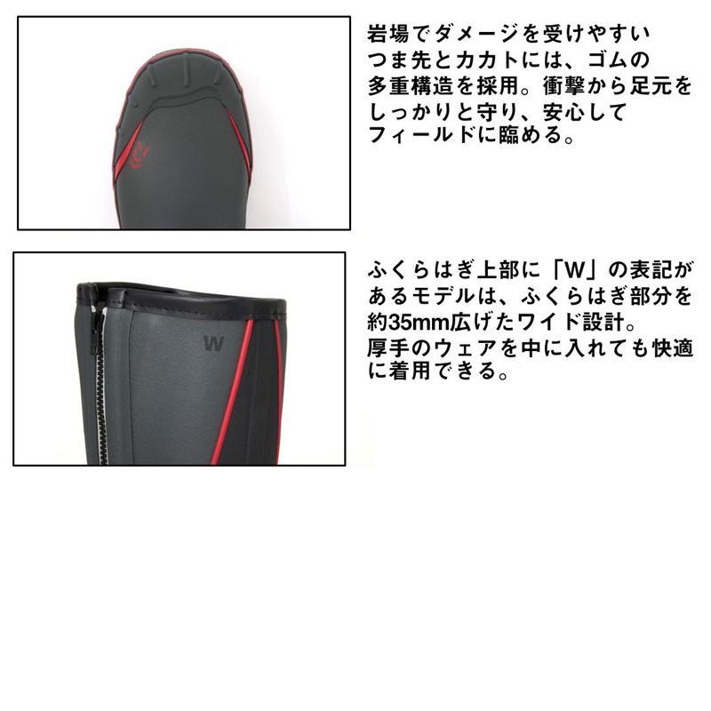 ダイワ フットウェア NB-3506 (フェルトスパイクソール) ネオブーツ 3L 28.5cm グレー_5