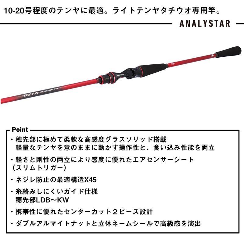 ダイワ 船竿 25 アナリスター ライトタチウオテンヤ 73-180 : 釣具の