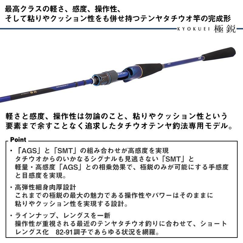 DAIWA（ダイワ） 船竿 25 極鋭 テンヤタチウオ 91-172 : 釣具の