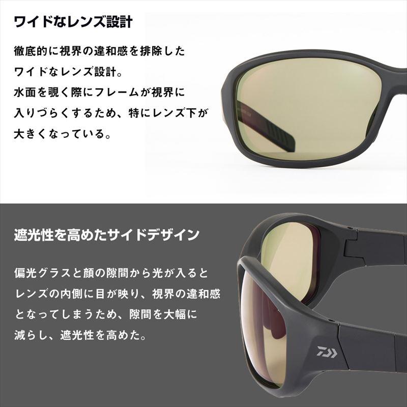 DAIWA（ダイワ） 偏光グラス TLX 025 イーズグリーン/マットブラック