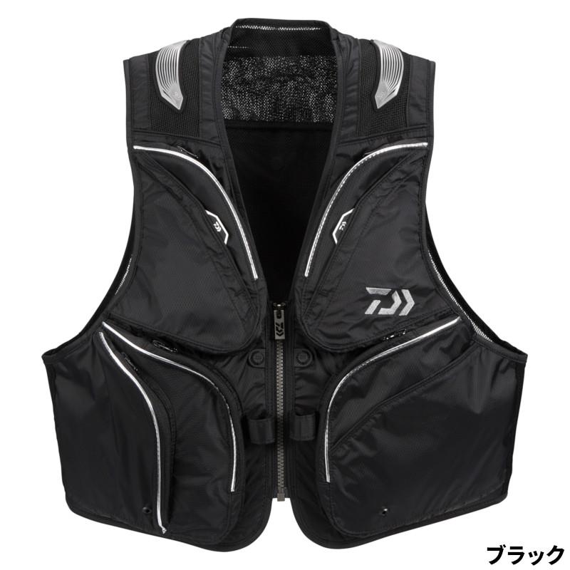 ダイワ ウェア DV-3025 ショートフィッシングベスト 2XL ブラック DAIWA（ダイワ） ウェア DV-3025 ショートフィッシングベスト 2XL