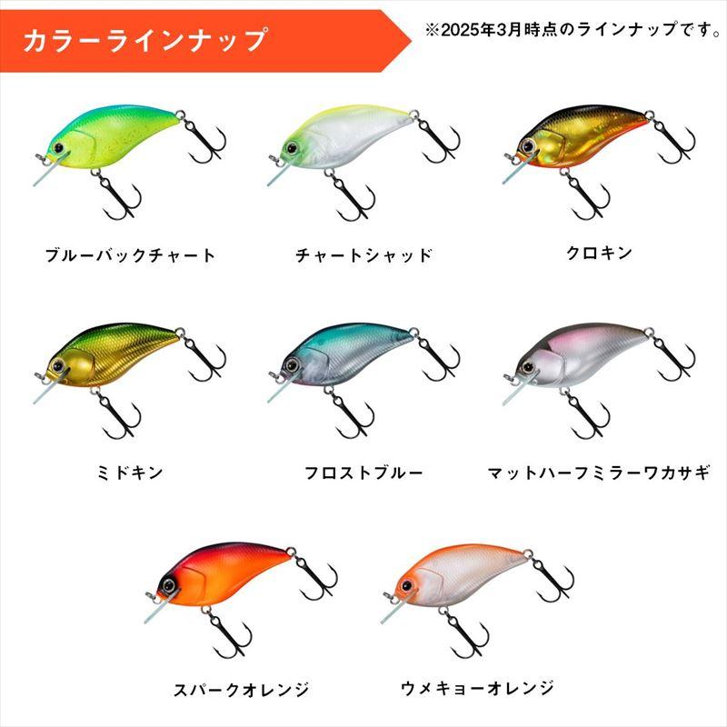 DAIWA（ダイワ） ルアー スティーズ スクエア 100 チャートシャッド