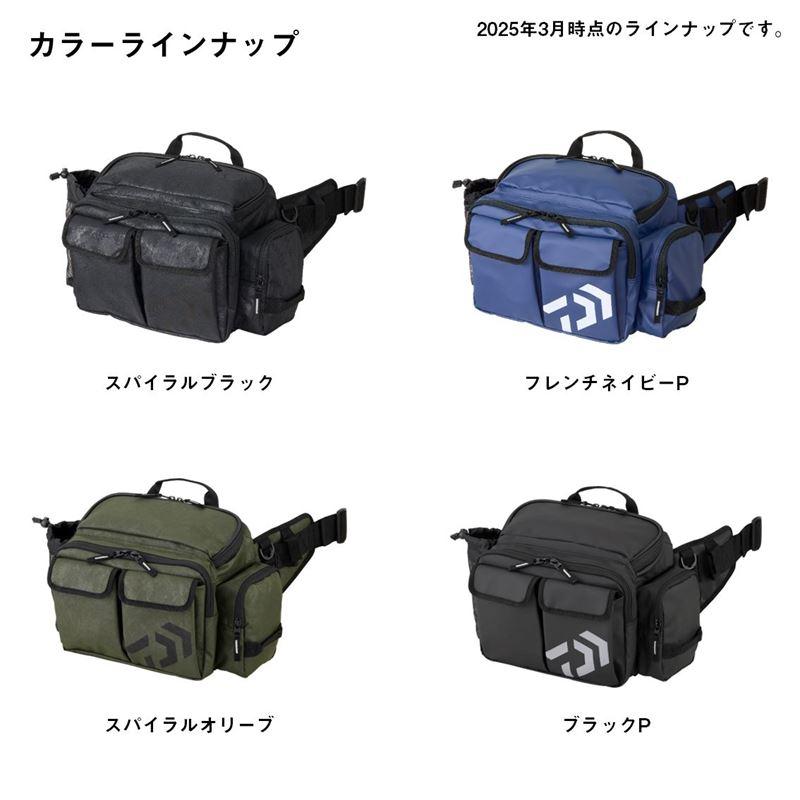 DAIWA（ダイワ） ヒップバッグ(D) ブラックP : 釣具のポイント - 通販