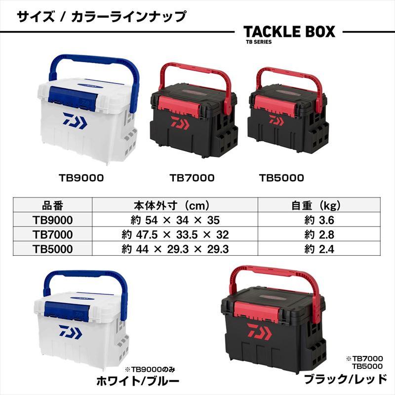 DAIWA（ダイワ） タックルボックス TB9000 ホワイト/ブルー : 釣具の