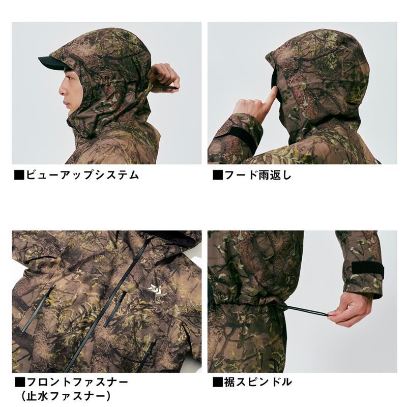 ダイワ ウォームアップスーツ カモフラ柄 防寒 DI-52008 サイズL ダイワ ウォームアップスーツ カモフラ柄 防寒 DI-52008 サイズL