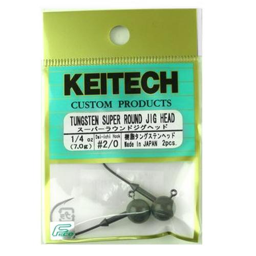 KEITECH（ケイテック） スーパーラウンドジグヘッド 1/4oz #2/0