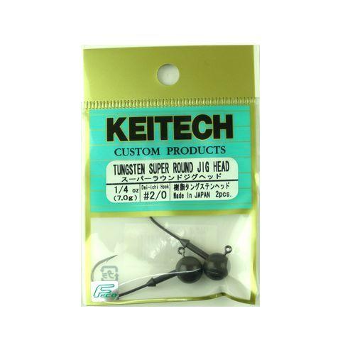 KEITECH（ケイテック） スーパーラウンドジグヘッド 1/4oz #2/0