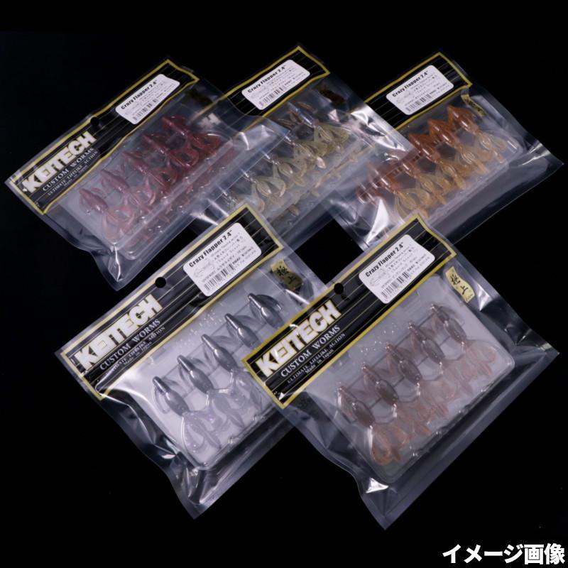 KEITECH O.S.P. クレイジーフラッパー等 ワーム52点 おまけ付き KEITECH（ケイテック） ワーム クレイジーフラッパー 2.4インチ 極上
