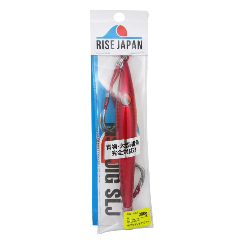 ライズジャパン ジグ ライズジグ SLJ 200g RJ08. UV赤金ゼブラグロー