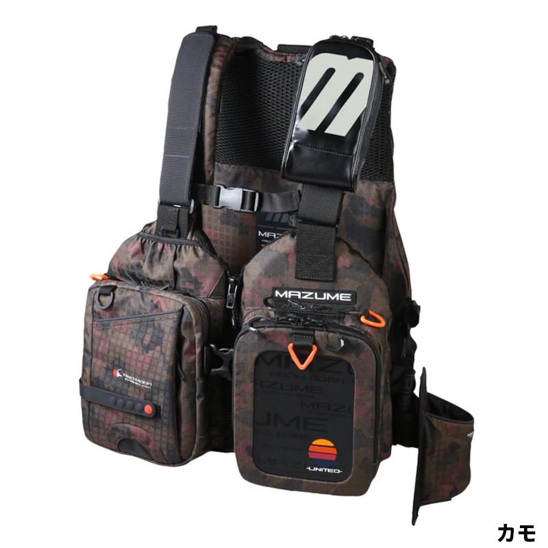 オレンジブルー ライフジャケット mazume レッドムーンライフジャケットIX ブッシュカモ MZLJ-828 オレンジブルー ライフジャケット mazume レッドムーンライフ