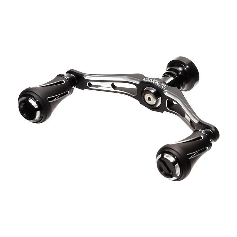 ドレス Dress カスタムハンドル W ヴァーテックス 90mm ダイワ スピニングリール専用 ブラック 左右共用 小物などお買い得な福袋