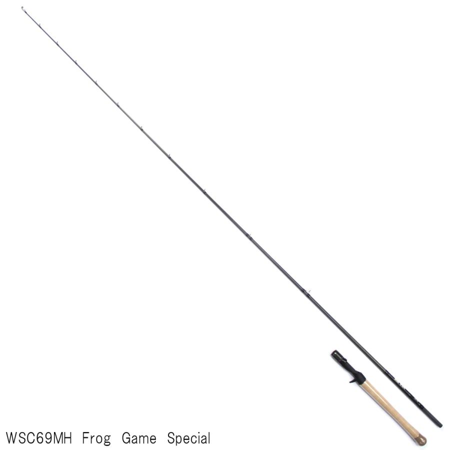 バスロッド WILD SIDE WSC69MH Frog Game Special バスロッド【大型商品】【同梱不可】【他商品同時注文不可】 バスロッド WILD SIDE WSC69MH Frog Game Special バスロッド【大型