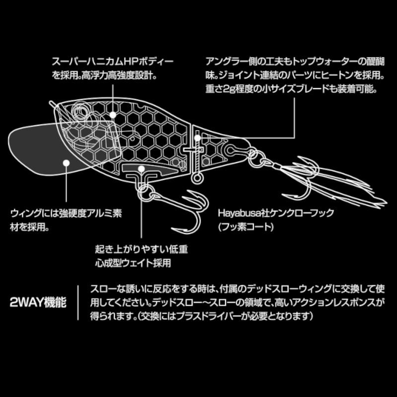 オーエスピー ルアー ロマンス KT44 KTDリアクションフラッシュ : 釣具