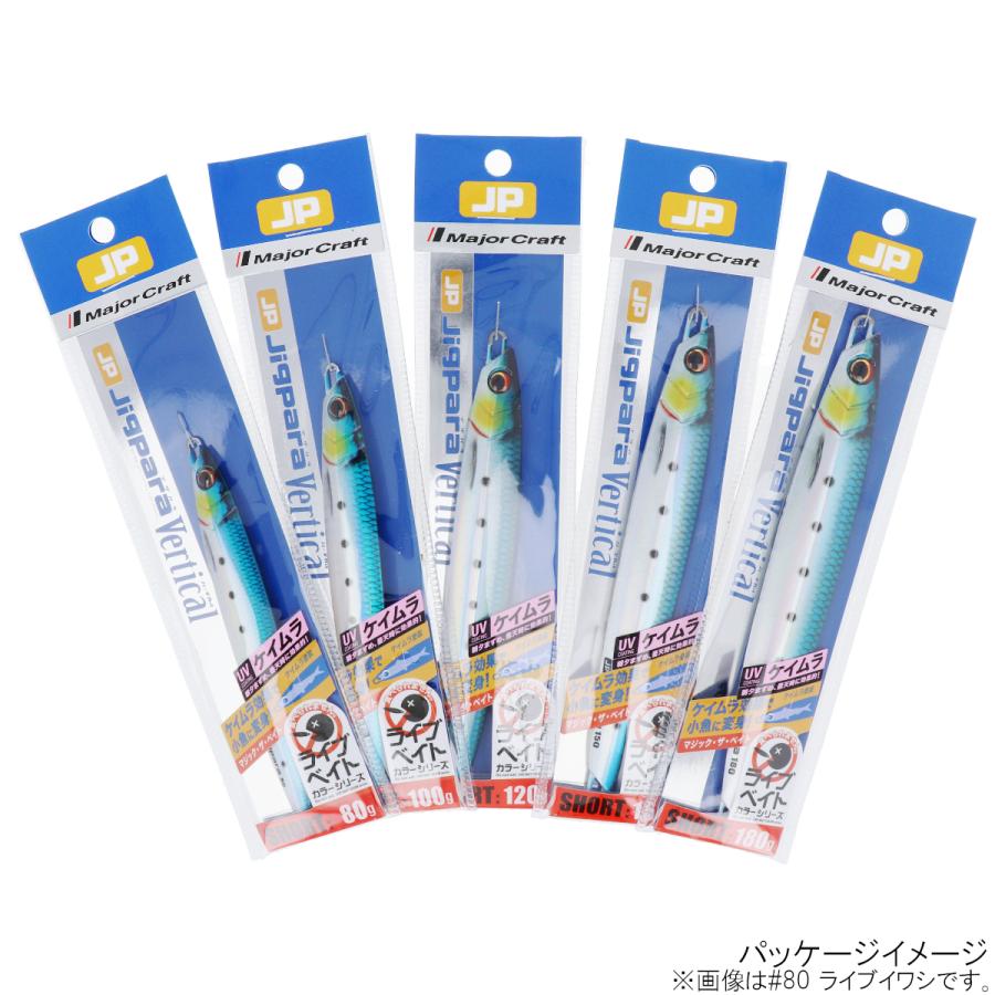 メジャークラフト ジグ ジグパラ バーチカル ショート 180g #82