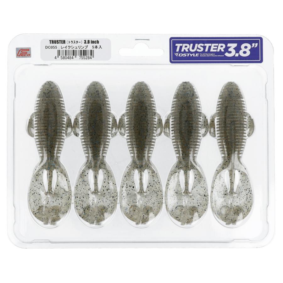 DSTYLE ワーム トラスター 3.8インチ レイクシュリンプ【ゆう