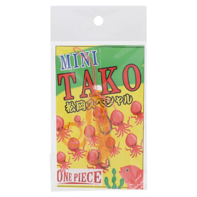 おすすめ特集 松岡スペシャル 鯛ラバ用ネクタイ Minitako50 ミニタコ フック付き ベッコウラメ ゆうパケット