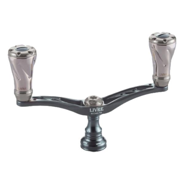 美品リブレ ウイング 98 S2用 ガンメタ/チタン、バランサーC1 美品リブレ ウイング 98 S2用 ガンメタ/チタン、バランサーC1